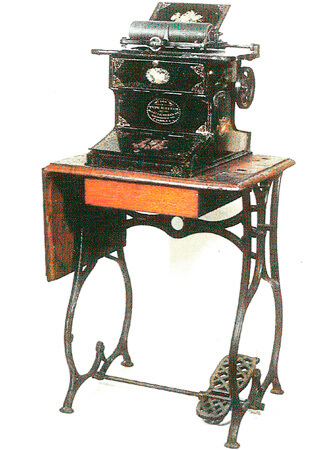 Máquina de Escrever Sholes and Glidden Model 1